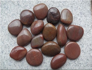 Red Pebble Stone, River Stone