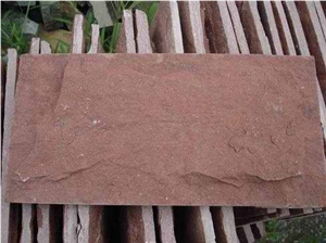 Red Slate Mushroom Stone