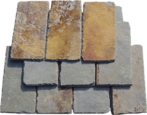 Rusty Slate Roofing, Beige Slate Roof Tiles