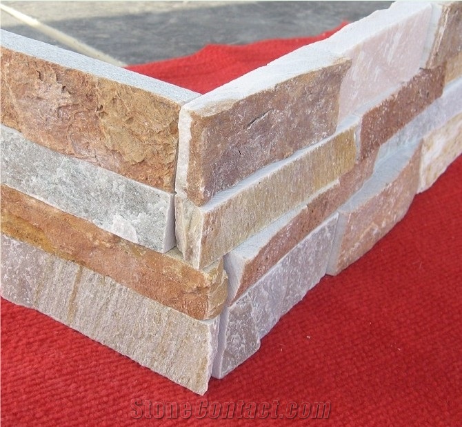 Pink Slate Corner Stone