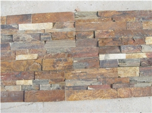 Slate Ledgestone Veneer, Brown Slate Veneer