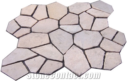Slate Mesh Stone, Pink Slate Flagstone