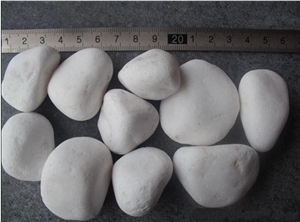 Small Pebble Stone, White Slate Pebble Stone