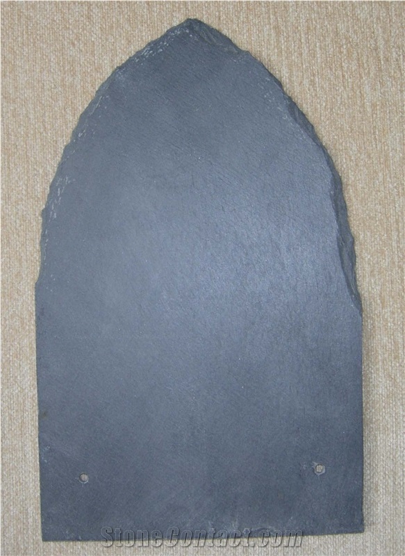 Triangle Slate Roofing, Grey Slate Roof Tiles