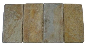 Wall Cladding Mushroom Stone, Yellow Quartzite Mushroom Stone