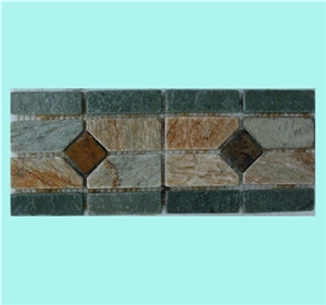 Wall Decorative Material, Blue Slate Deco