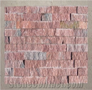 Wall Tiles, Pink Slate Cultured Stone