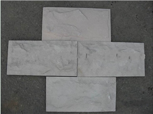 White Slate Mushroom Stone