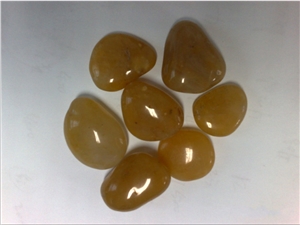 Yellow Pebble Stone, River Stone