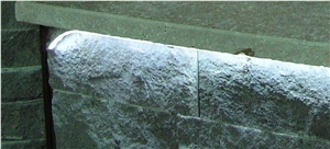 Split Face White Travertine Wall Panel