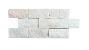 White Travertine Split Face Mosaic White Travertine Split Face Mosaic