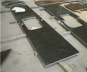 Ubatuba Granite Countertop, Verde Uba Tuba Green Granite