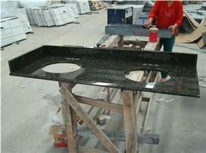 Ubatuba Granite Vanity Top, Ubatuba Green Granite Vanity Top