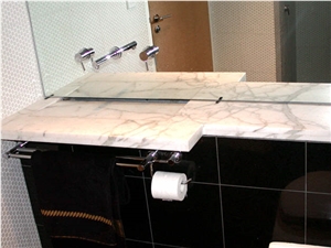 White Marble Vanity Top