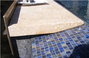 Beige Limestone Copings Swimming Pool Stone Coping Beige Limestone Copings Swimming Pool Stone Coping