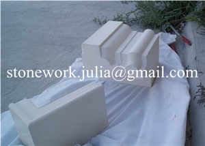 Limestone Columns Architecture Stone Arches, Beige Limestone Columns