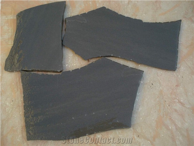Irregular Flagstone Flst-10, Grey Slate