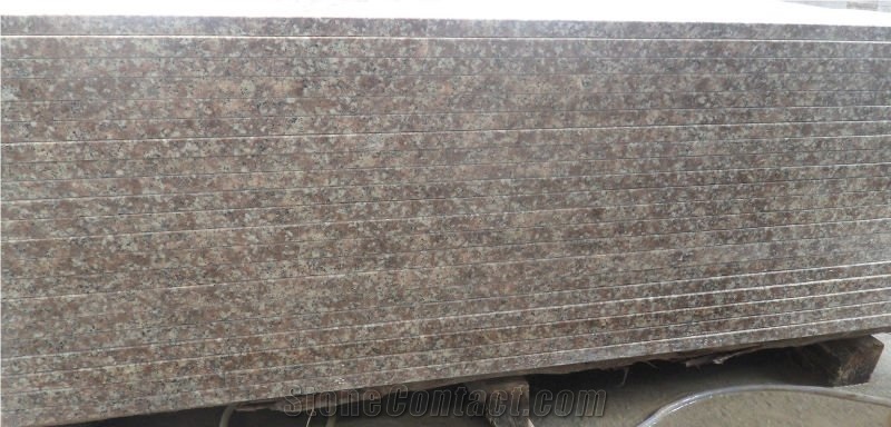 G687 Peach Red Granite Countertops