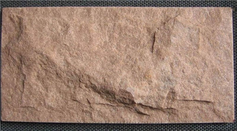 Red Granite Mushroom Stone