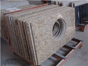 Tiger Skin Yellow Granite Countertop