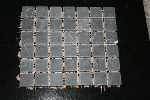 Bush Hammered Blue Stone Tiles