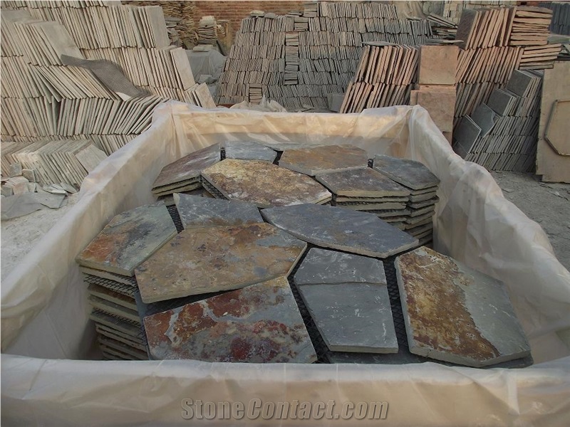Rust Slate Floor Tile