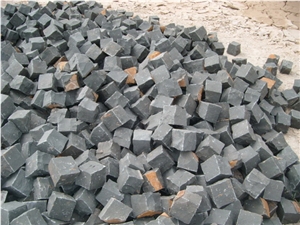 Zhangpu Black G685 Cobblestone, G685 Black Granite Cobblestone