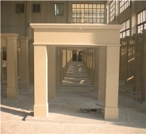 Man Made Marble Fireplace, Marble Fireplace Surrou