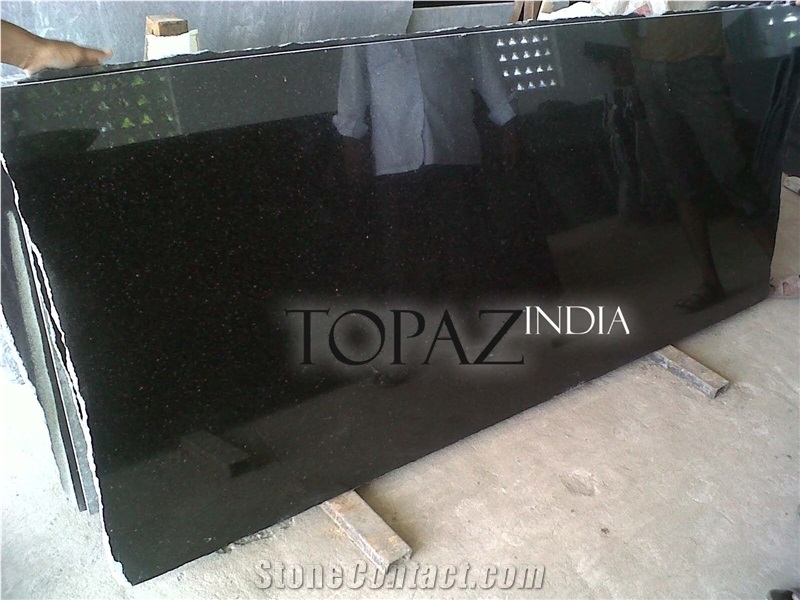 Black Galaxy Granite Slabs & Tiles
