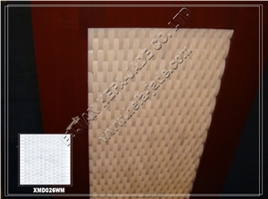 Chinese White Jade (XMD026WM), White Onyx Mosaic