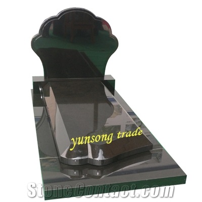 Shanxi Black Granite Tombstone
