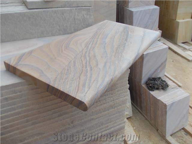 Rainbow Sandstone Pool Coping, Rainbow Sandstone