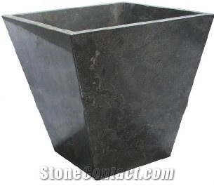 China Blue Limestone Planter Pot