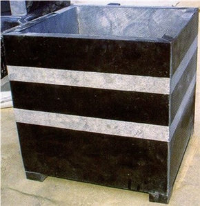 China Blue Limestone Planters