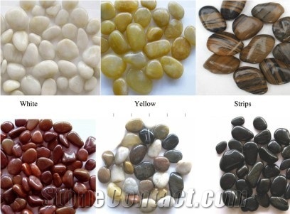 Colorful High Polished Pebble