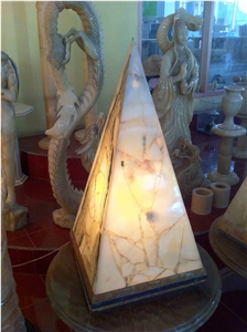 Onyx Lamp and Onyx Handicraft, White Onyx Handicrafts