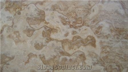Pardis Ribbed Wave Travertine Tile, Iran Beige Travertine