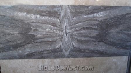 Silver Travertine Tile, Iran Grey Travertine