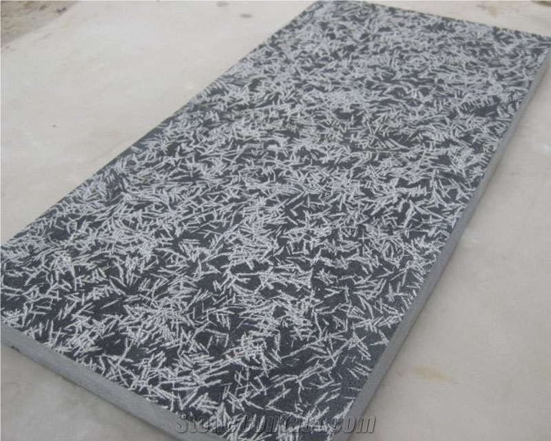 Chiseled Blue Limestone Tiles