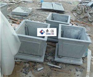 Qingdao Honed Blue Stone Mailbox, Blue Stone Mailbox