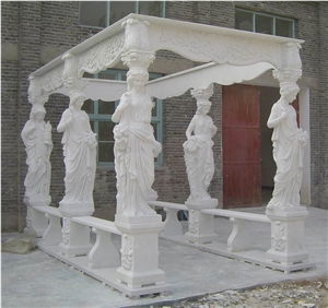 White Marble Gazebo White Marble Gazebo