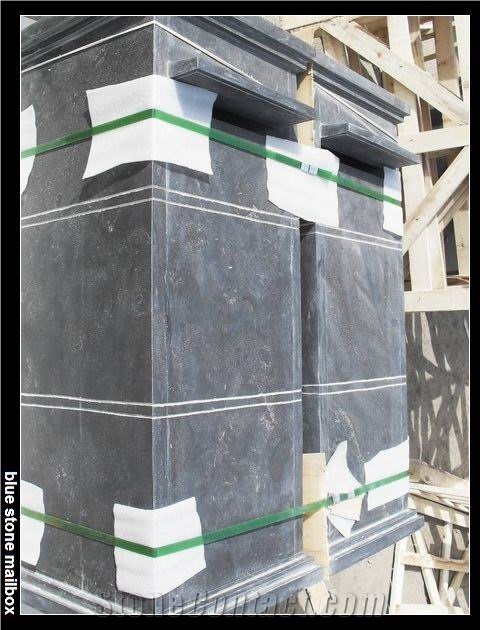 Shandong Blue Limestone Bench, Grey Limestone Bench