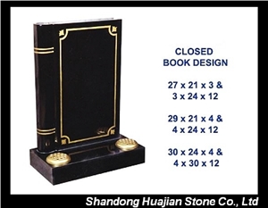 Shanxi Black Granite Tombstone