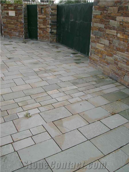 Karystos Green Slate Flagstone