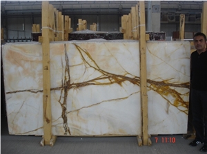 Turkey White Onyx Slabs