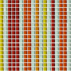 Blue Glass Mosaic Tiles
