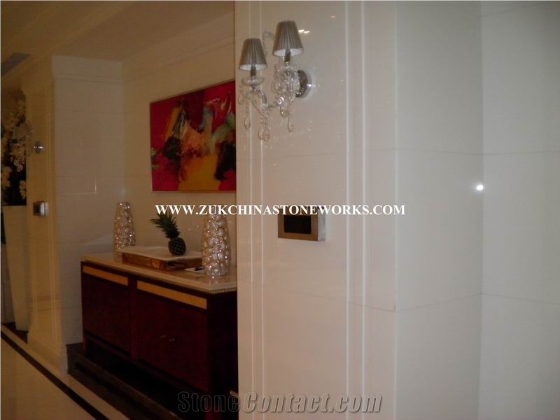 Nano White Marble Slab