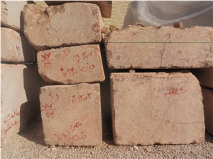 Conglomerate Marble Block, Iran Red Marble