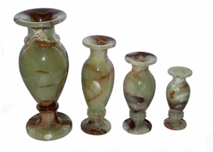 Multi-green Onyx Flower Vase