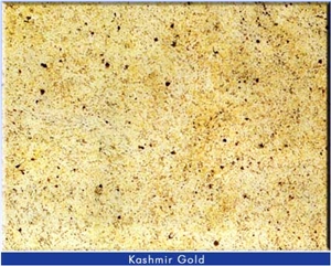 Kashmir Gold Granite Tile, India Yellow Granite